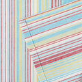 Chunky Stripe Fabric Napkins Set of 4 - Multi-Color 20" x 20"