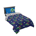 Full Size Reversible Kids Comforter Set with Pillowcase & Sheets - Super Mario Galaxy