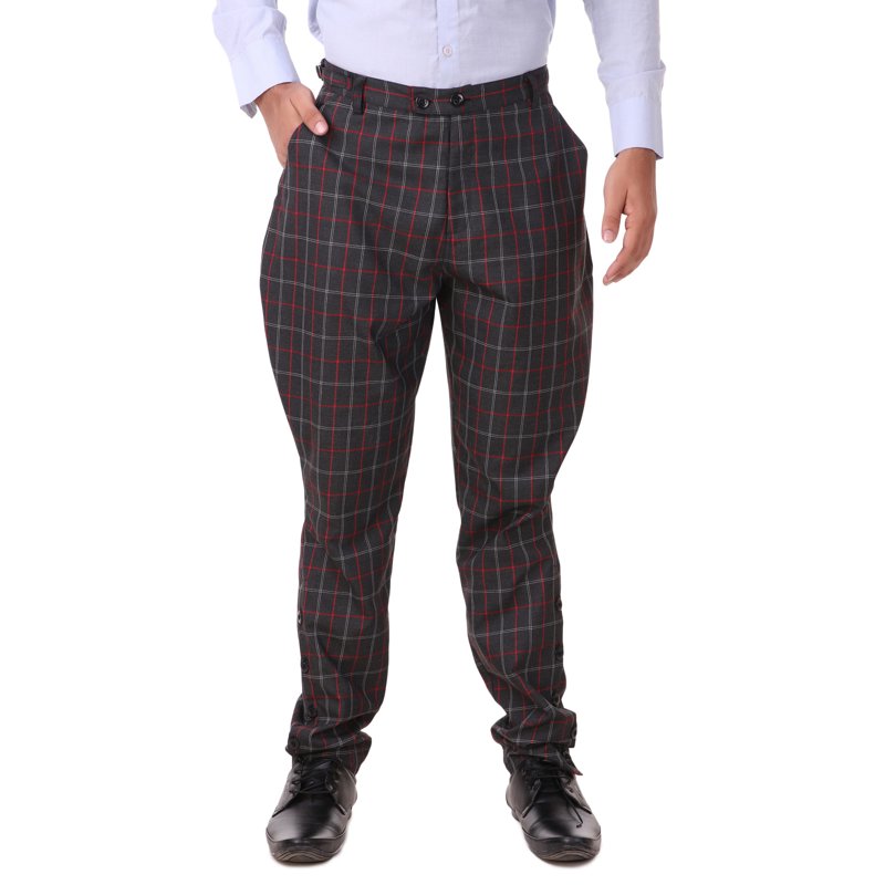 Men's Steampunk Victorian Jodhpur Costume Pants - Black, Medium