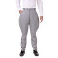 Men's Steampunk Victorian Jodhpur Costume Pants - White, S