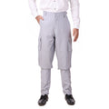 Men's Victorian Steampunk Airship Pants - Silver, M Costume Trousers