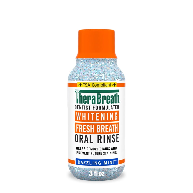 Whitening Mouthwash - Alcohol-Free Dazzling Mint, 3 fl oz Travel Size