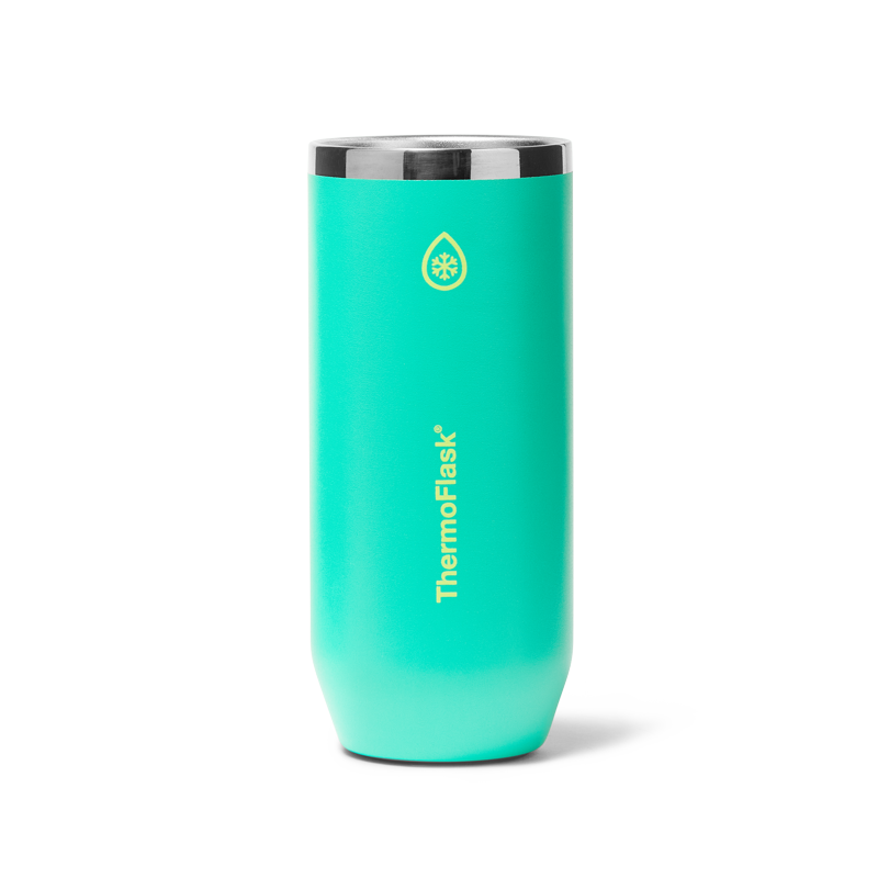 12 oz Slim Insulated Can Cooler & Cup - Screamin' Green
