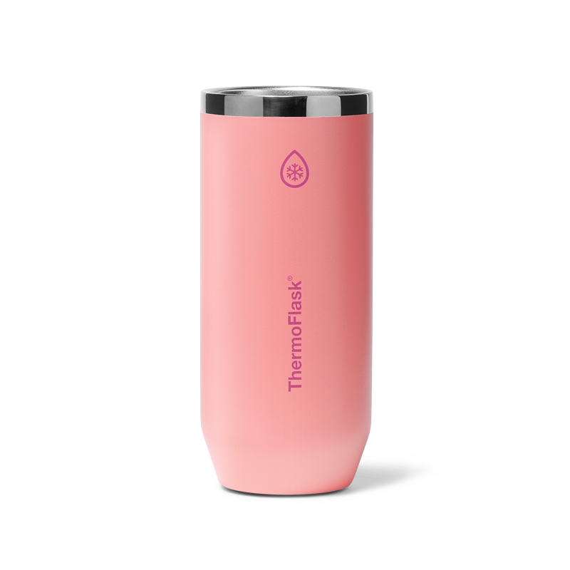 12 oz Insulated Can Cooler & Cup - Sunkissed Coral