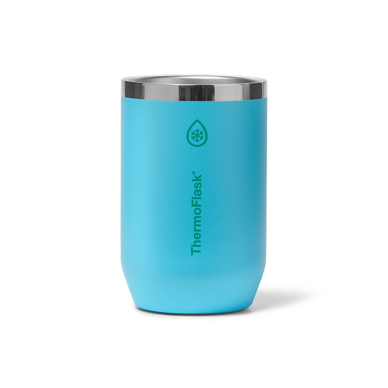 12 oz Insulated Can Cooler and Cup - Vivid Blue