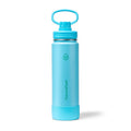 24 oz Double Wall Vacuum Insulated Stainless Steel Water Bottle with Chug Spout Lid - Vivid Blue