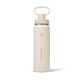 Insulated Stainless Steel Water Bottle with Leakproof Lid - 24 oz, Sand
