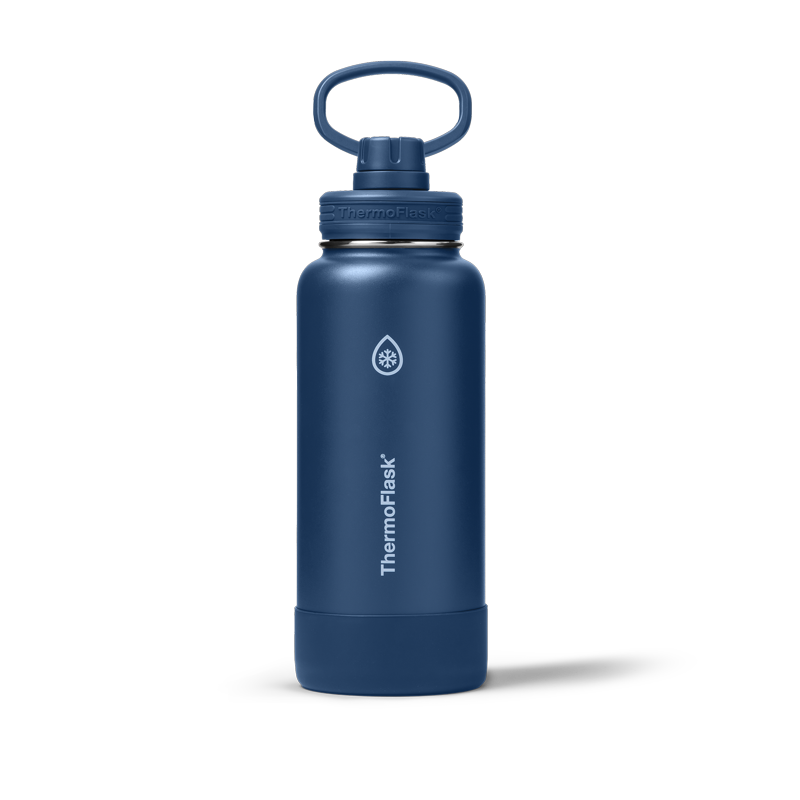 Insulated Stainless Steel Water Bottle - 32 oz, Navy