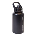 64 oz Insulated Stainless Steel Water Bottle with Chug Spout - Black