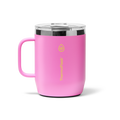 Insulated Coffee Mug 12 oz - Double-Wall, Splash-Proof Lid - Shocking Pink