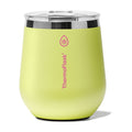 12 oz Insulated Wine Tumbler - Double-Wall with Lid - Unmellow Yellow