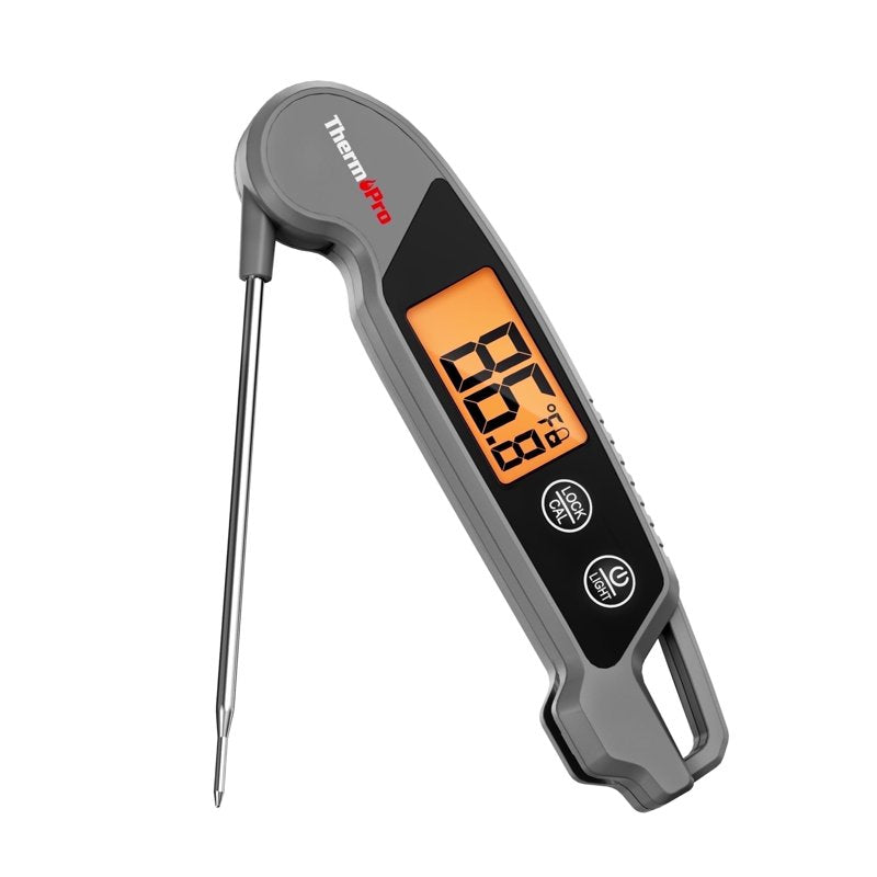 Digital Meat Thermometer - Waterproof Instant Read with Backlight