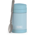 Vacuum Insulated Stainless Steel Food Jar - 16oz Blue with Spoon