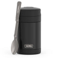 16oz Vacuum Insulated Food Jar with Spoon - Black