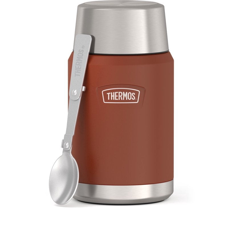 24oz Stainless Steel Insulated Food Jar with Spoon - Saddle