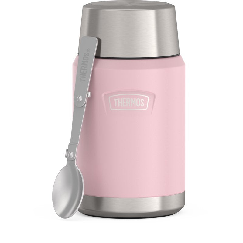 24oz Stainless Steel Insulated Food Jar with Spoon - Sunset Pink