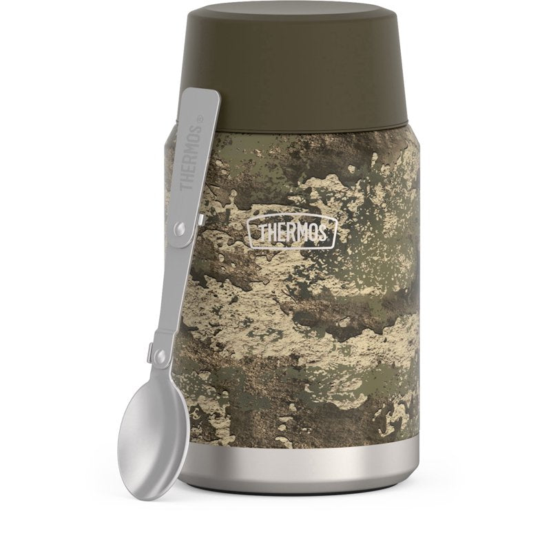 Stainless Steel Insulated Food Jar with Spoon - 24oz Camo