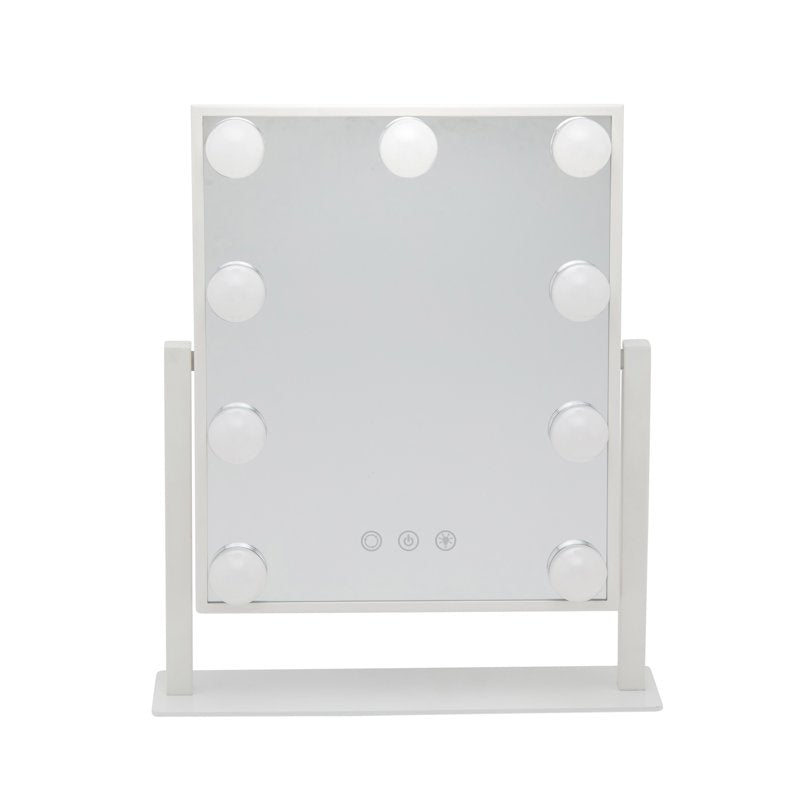 Hollywood Style LED Vanity Mirror with Dimmable Bulbs - 14.2 Inch