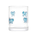 12 fl oz Blue Bow Charm Drinking Glass - Thyme & Table