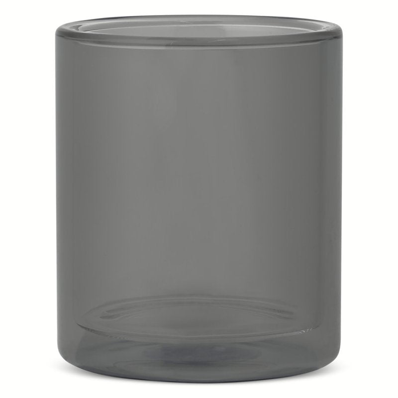 13oz Double Wall Drinking Glass - Black - Single