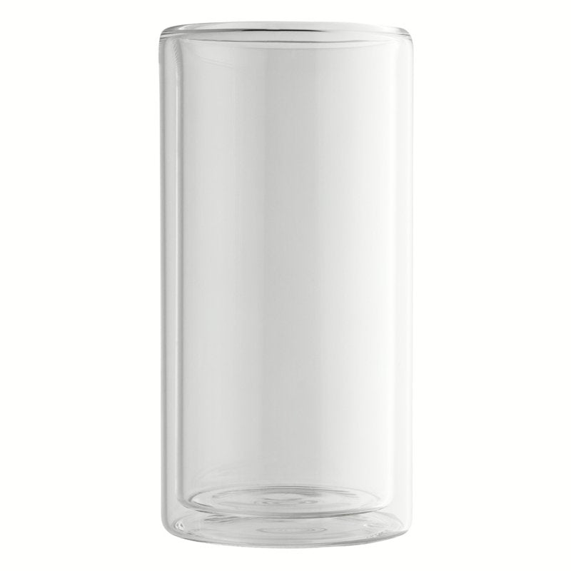16 oz Double Wall Drinking Glass - Clear - Single