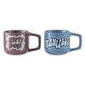 Stoneware Mug Set - Manifest Blue & Girly Pop Purple - 13.8 fl oz