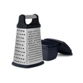 4-Sided Stainless Steel Box Grater Set with Storage Container