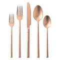 20-Piece Bronze Stainless Steel Flatware Set - Service for 4