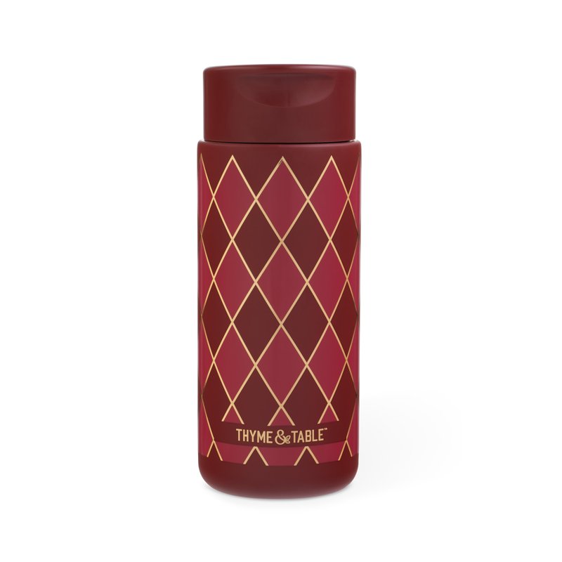 22oz Stainless Steel Coffee Tumbler - Red Diamond
