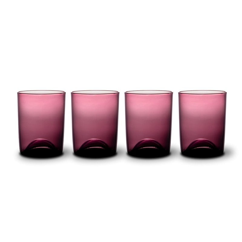 Magenta Sphere Drinking Glasses - Set of 4, 12 fl oz