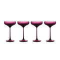 Magenta Sphere Coupe Cocktail Glass Set - 10 fl oz, Set of 4