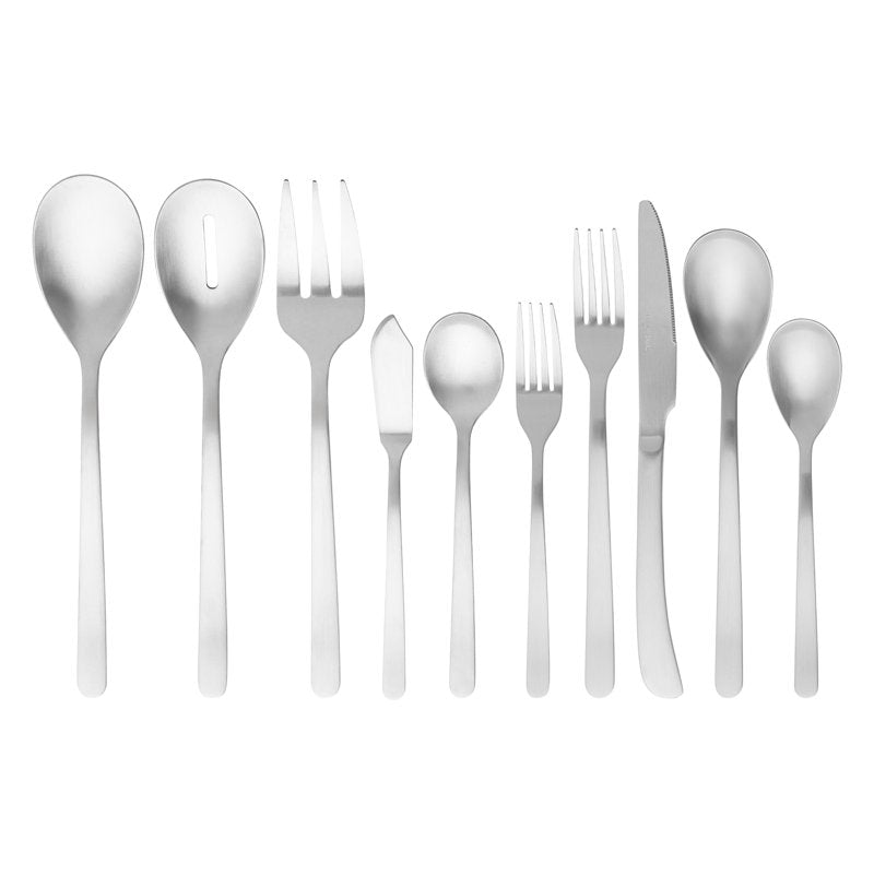 55-Piece Stainless Steel Flatware Set - Service for 10