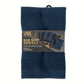Ultra Absorbent Navy Cotton Kitchen Towels - 4 Pack