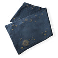 Navy Gold-Tone Celestial Table Runner - 14" W x 72" L