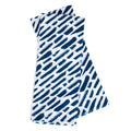 Cotton Terry Kitchen Towels Set - Blue & White, 2-Piece