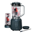 1100W Countertop Blender Duo with 57oz Pitcher & 25oz To-Go Cup - Atlantic Blue