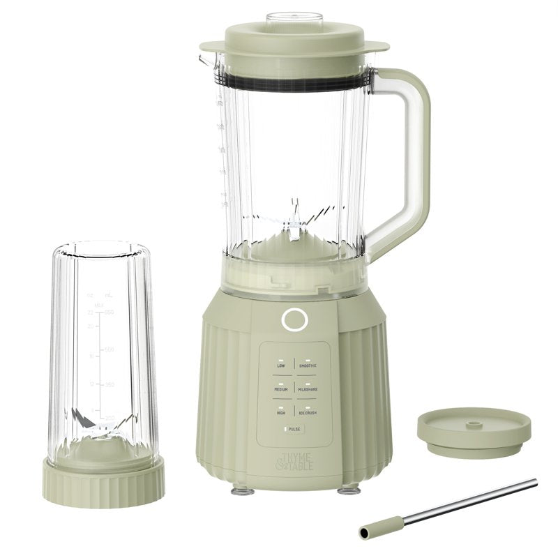 1100W Countertop Blender Duo - 57oz Pitcher & 25oz To-Go Cup - Eucalyptus Green