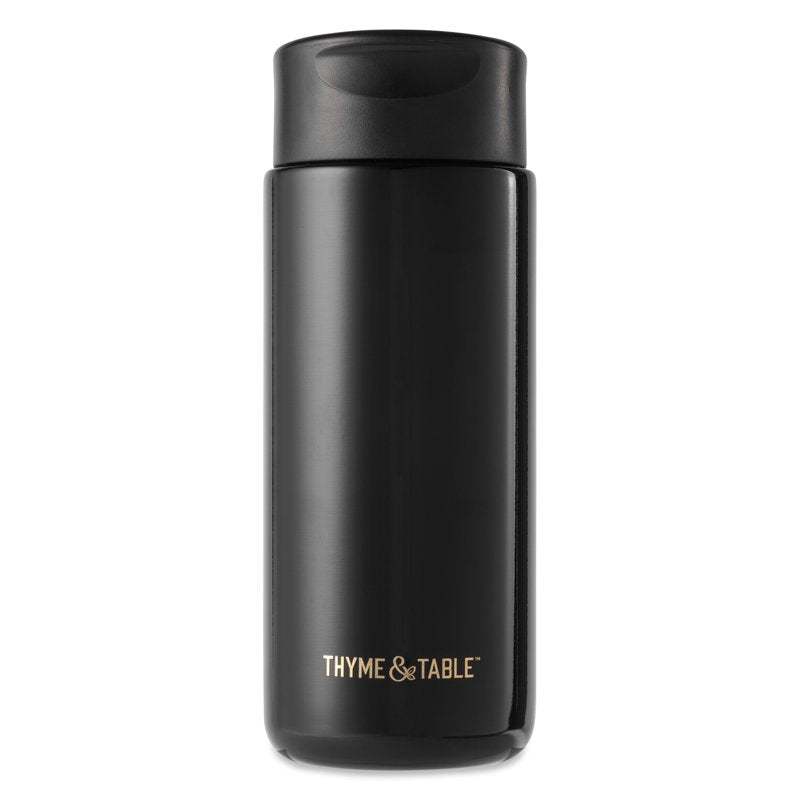 22 oz Stainless Steel Coffee Tumbler - Black Gloss