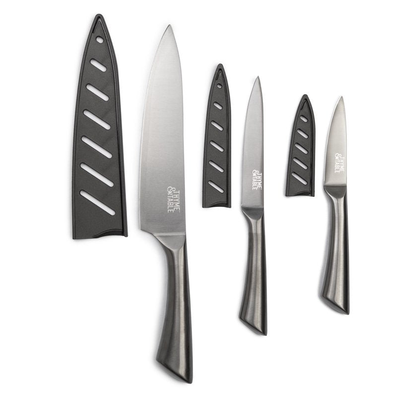 High Carbon Stainless Steel Chef's Knife Set - 3 Piece