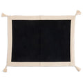 Black and Gold Border Placemat - 14" x 19" Rectangular
