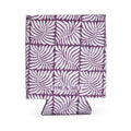Purple Palm Print Can Sleeve - Thyme & Table