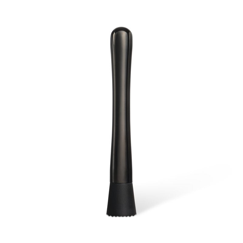 Stainless Steel Muddler for Cocktails - Sleek Black Design