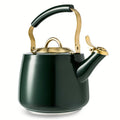 Stainless Steel 1.8L Whistling Tea Kettle - Hunter Green