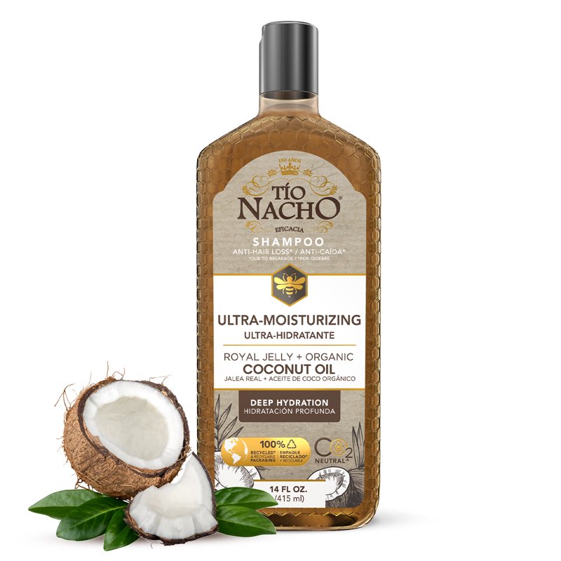 Coconut Oil Shampoo for Moisturizing & Anti-Hair Loss - 14 fl oz
