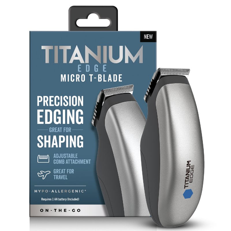 Micro T-Blade Precision Trimmer for Beard and Body Hair Grooming