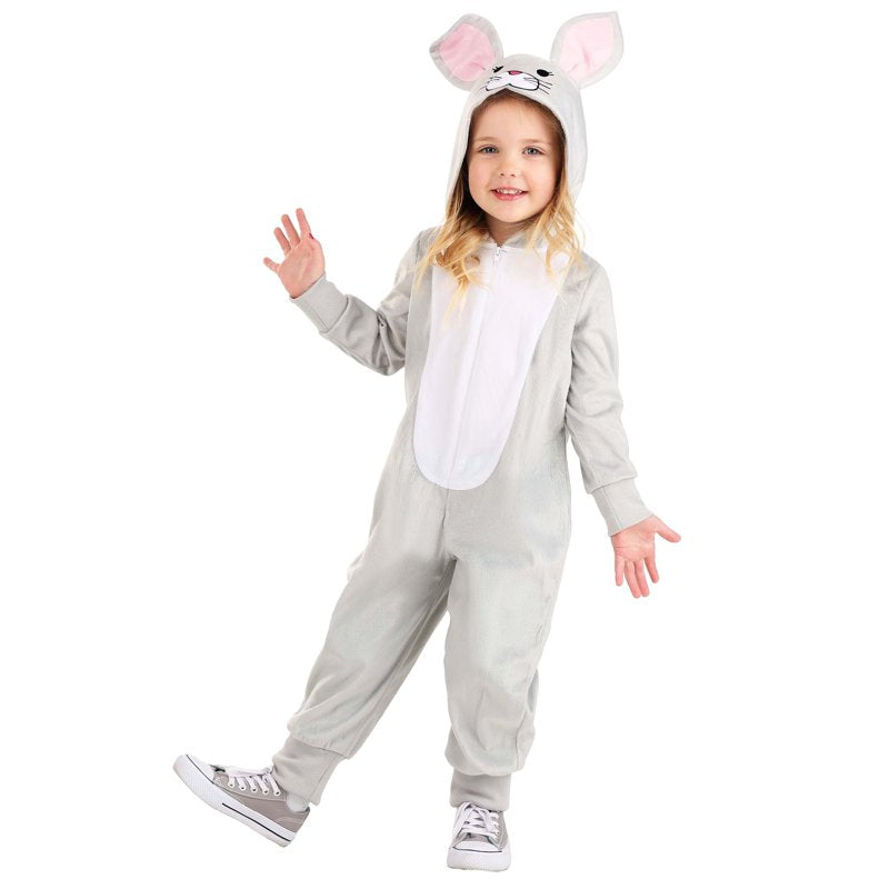 Toddler Funny Bunny Onesie 4T - Cute Kids Costume with Ears & Tail