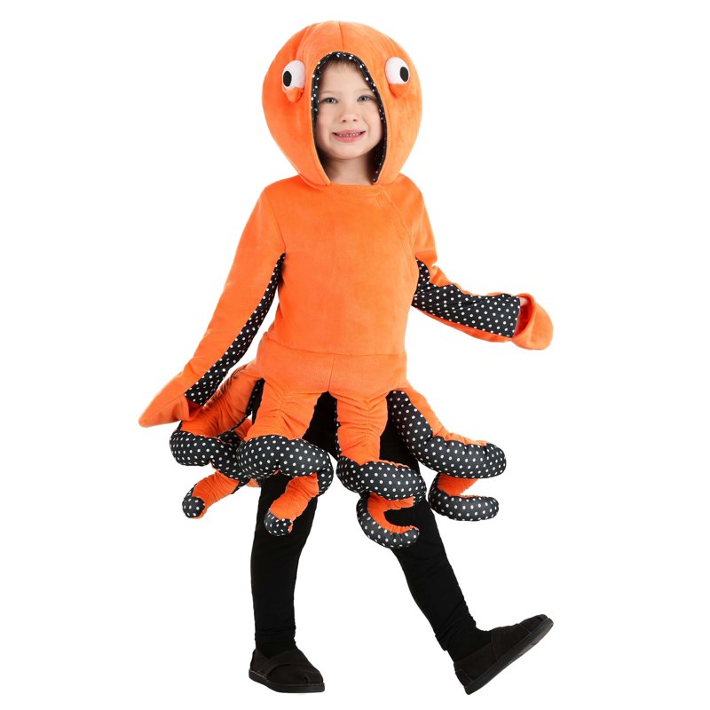 Toddler Ocean Octopus Costume with Tentacles for Kids Halloween Dress Up