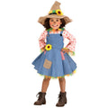 Toddler Scarecrow Costume 2T - Harvest Themed Dress with Hat