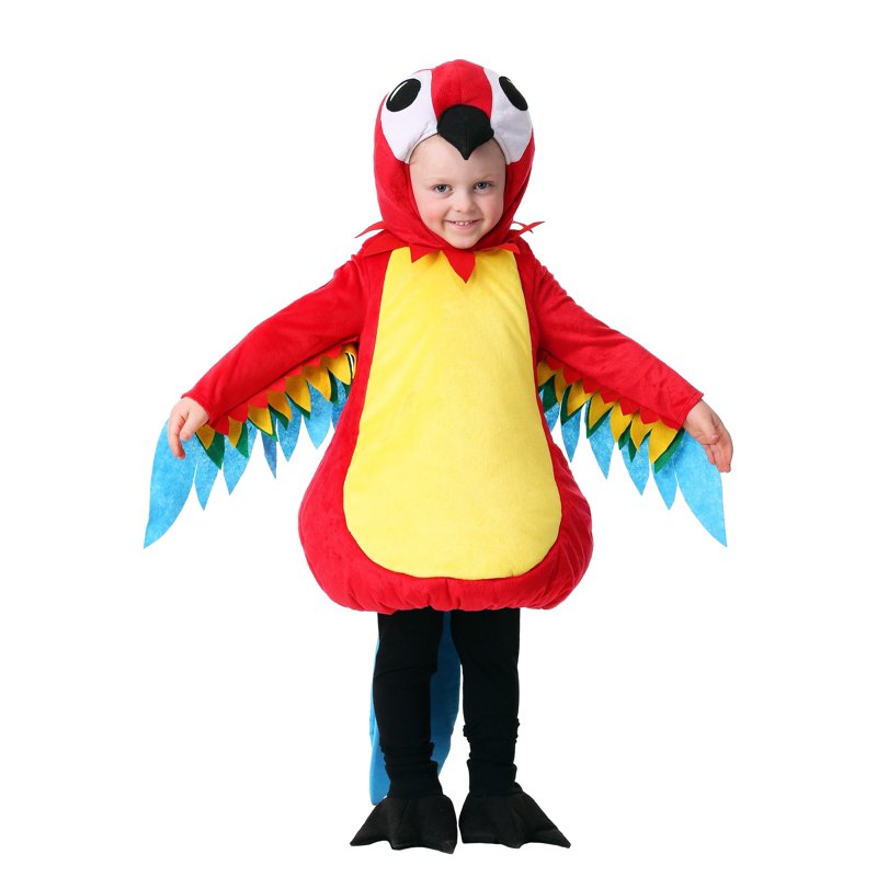 Toddler Squawking Parrot Costume - 18 Months Child Pirate Dress-Up