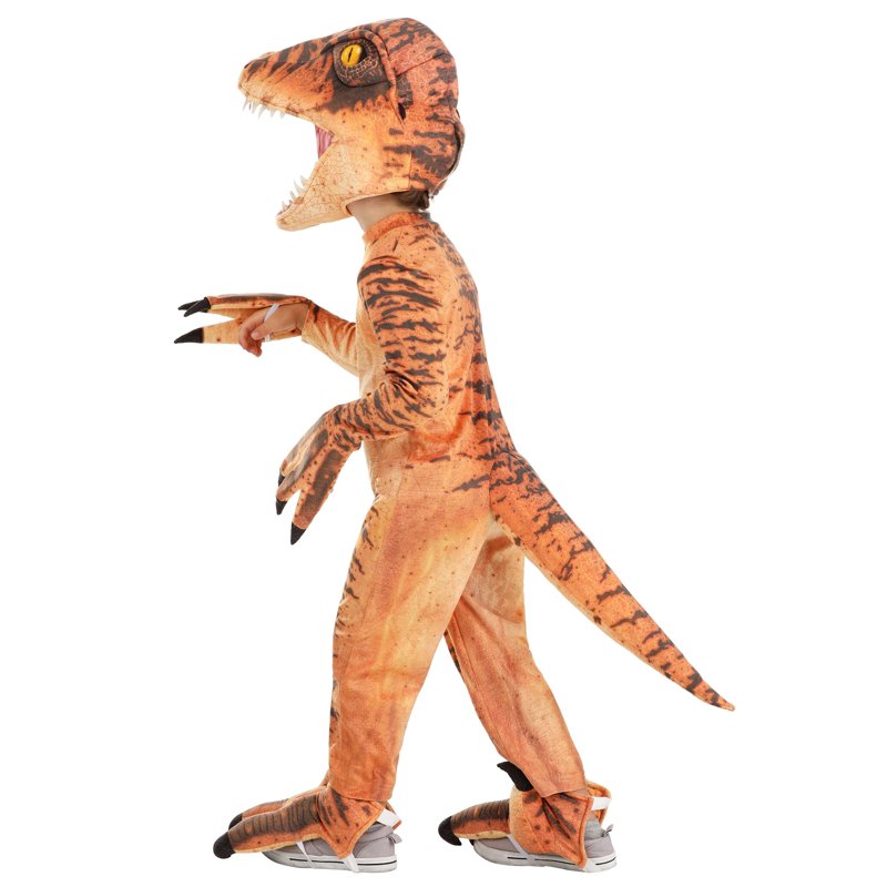 Toddler Velociraptor Costume 18 Months - Realistic Dinosaur Halloween Outfit